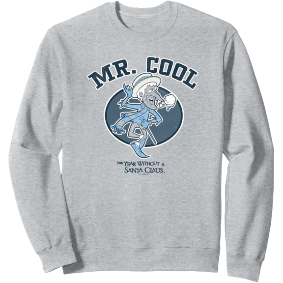 Year Without Claus Snow Miser Mr Cool Logo Sweatshirt