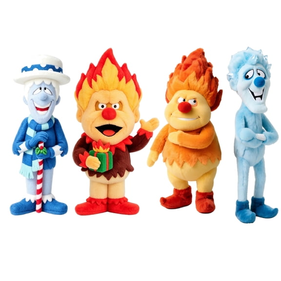 The Year Without Santa Claus Snow Miser Plush, 9.84 Inch Classic Ice Spirit Character Plush Toy, Christmas in July Celebration , Soft Collectible Figurine for Gifting