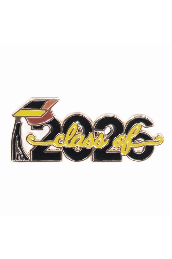 Year of 2026 Graduation Pin Zinc Alloy Enamel Brooch For Students Achievement