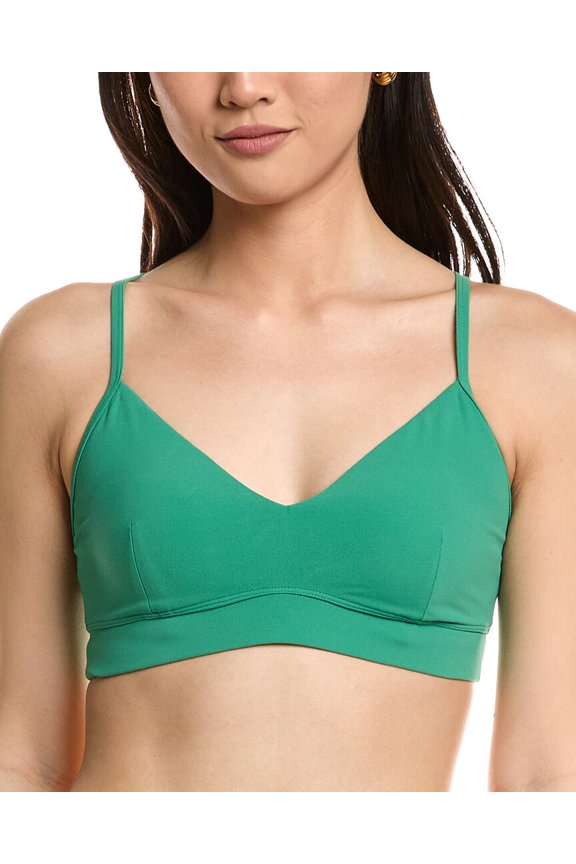womens  Studio V Bralette, XL, Green