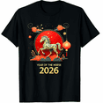 thumbnail image 1 of Year of The Horse Chinese New Year 2026 Zodiac Horse Graphic T-Shirt for Men and Women, 1 of 2