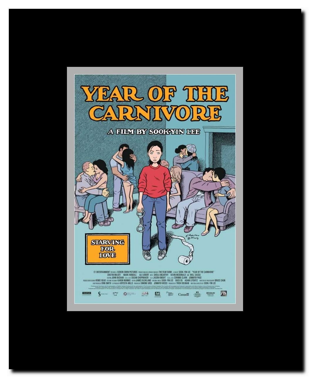 Year of the Carnivore Framed Movie Poster