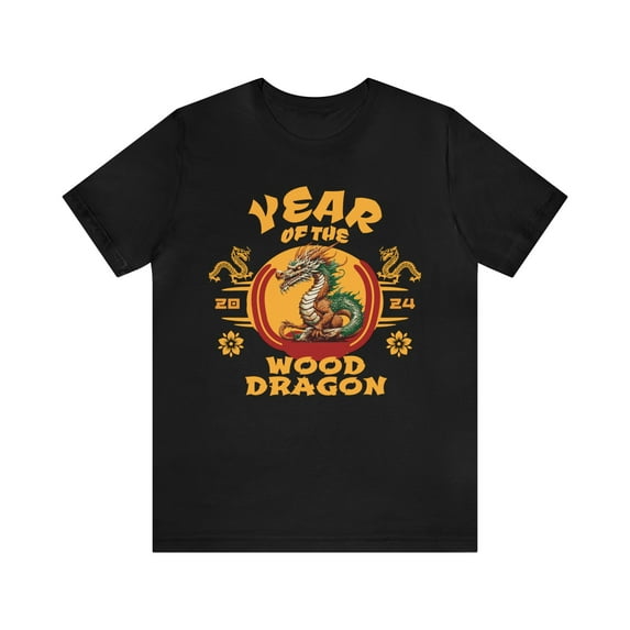Year of the Dragon 2024, Bella & Canvas, Short Sleeve Cotton Tshirt, Unisex