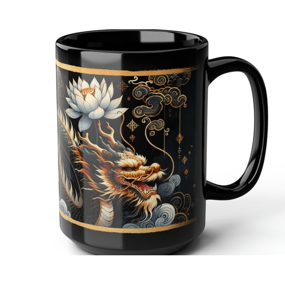 Year of the Dragon 2024 Style Mug Chinese Zodiac Mug Gift for Friend Unique Dragon Coffee