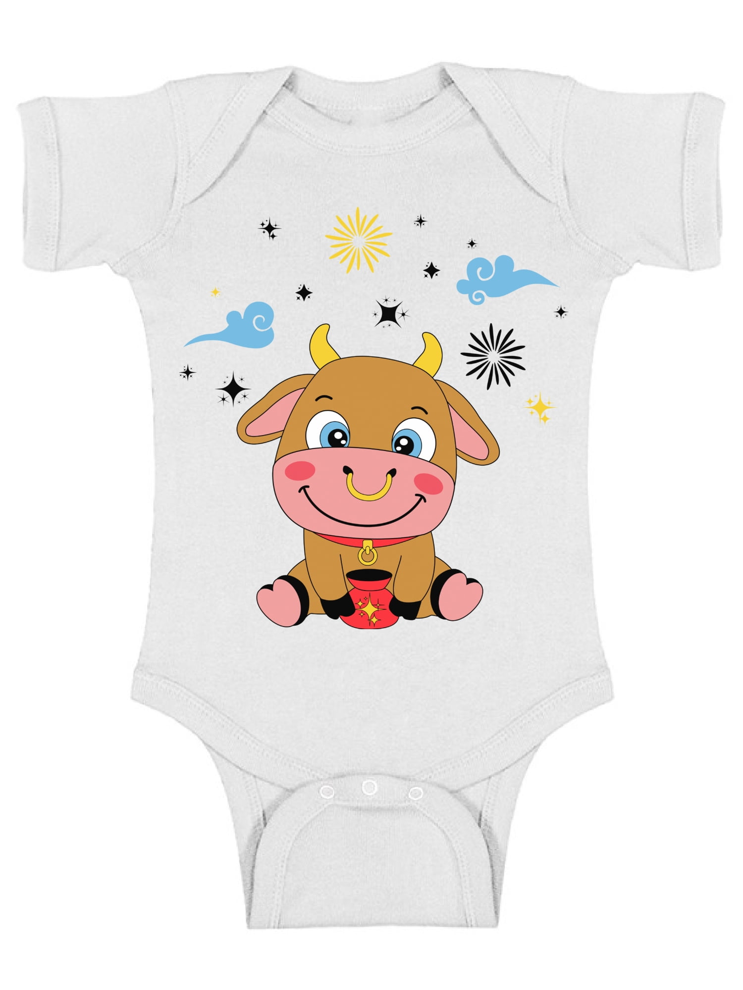 Year of the ox baby onesie hot sale