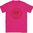 thumbnail image 1 of Year of the Pig T-Shirt Chinese China Calendar 12 Years Zodiac Tee - Pink, 5XL, 1 of 1