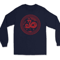 thumbnail image 1 of Year of the Snake Long Sleeve T-Shirt Chinese New Year China Gift - Navy, 3XL, 1 of 1