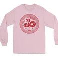 thumbnail image 1 of Year of the Snake Long Sleeve T-Shirt Chinese New Year China Gift - Pink, L, 1 of 1