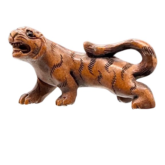 Year of the Tiger 2022 Prowling Boxwood Tiger | 1 Netsuke |