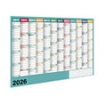 thumbnail image 1 of Yearly Wall Calendar with Holidays, Full Year Calendar One Page, Annual Year Wall Calendar with Stickers, Horizontal, 1 of 6