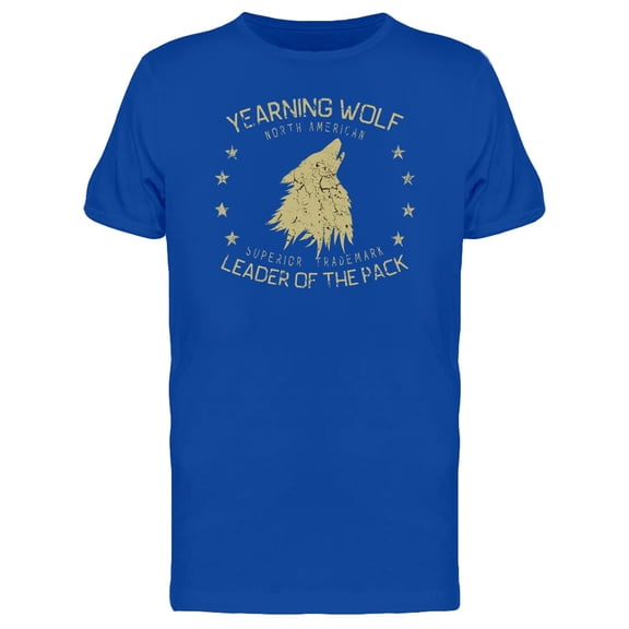 Yearning Wolf Pack Leader T-Shirt Men -Image by Shutterstock, Male Medium