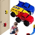 thumbnail image 1 of Yearpilrim Magnetic Wall Climbing Toy Car, Cautiecimal Anti-Gravity Wall Climbing Magnetic Track Toy Car,Pull-Back Inertial Climbing Toys Car,Cars That Drive on Walls and Ceiling, 1 of 9