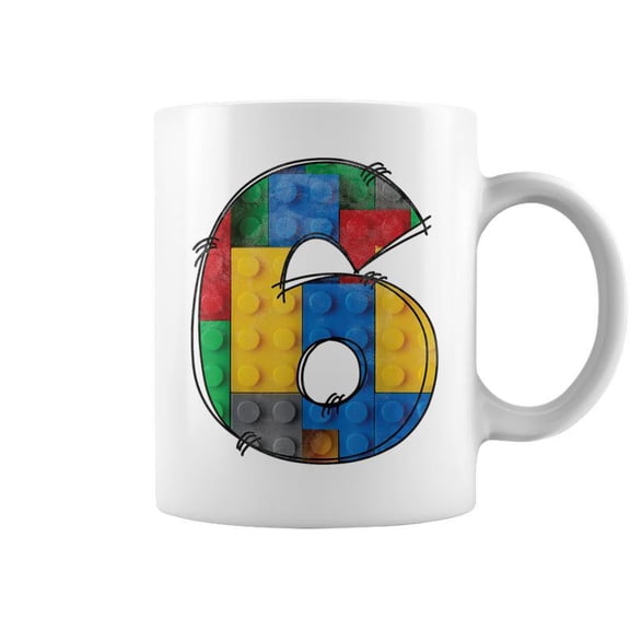 Years Old Blocks Building Th Birthday Boy Master Builder Coffee Mugs