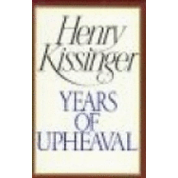 Pre-Owned Years of Upheaval (Hardcover) 0316285919 9780316285919
