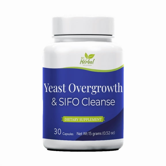Yeast Balance Natural Herbal Supplement for SIFO Overgrowth Cleanse