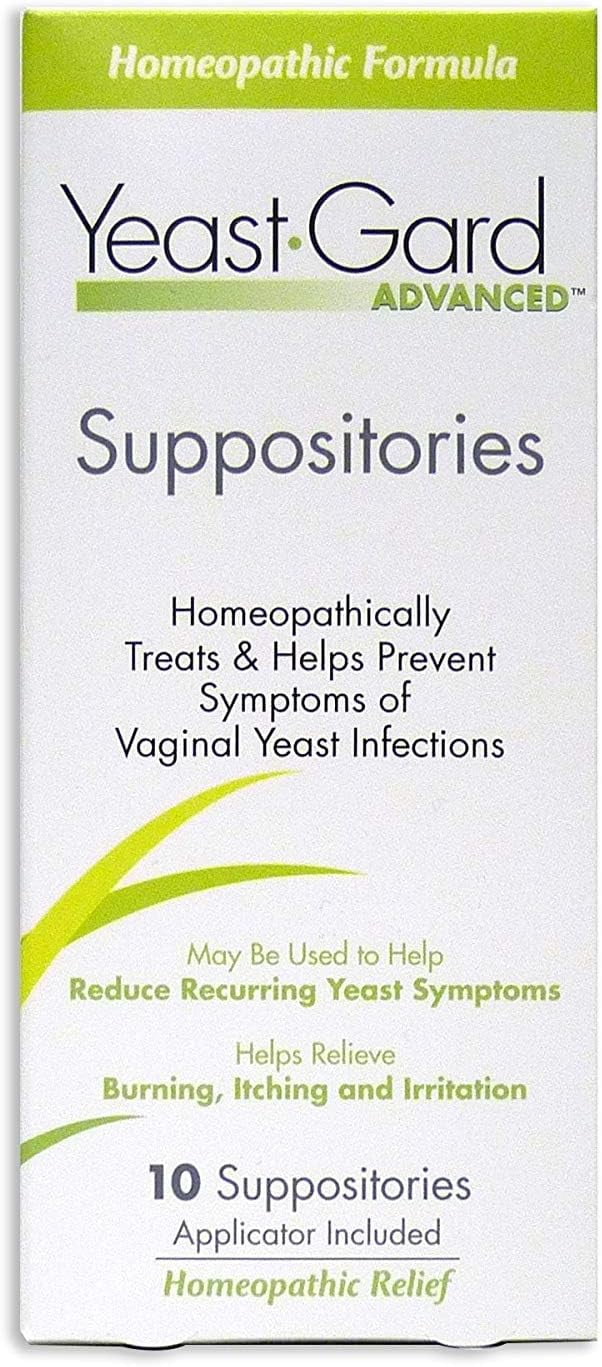 YeastGard Advanced Homeopathic Suppositories 10 ea