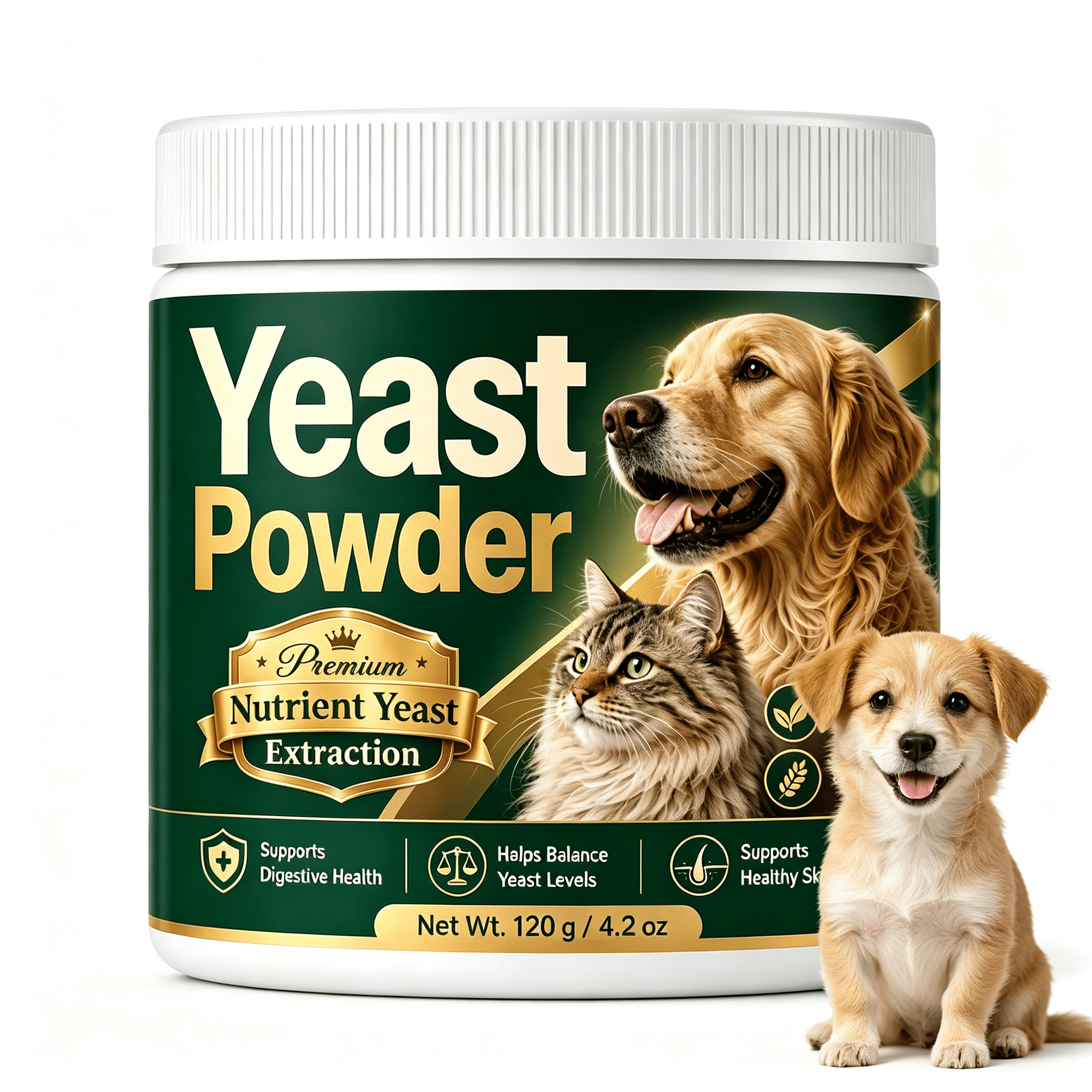 Yeast Infection Treatment for Dogs,Pet Skin Care Powder for Cats & Dogs ...