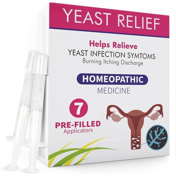 Yeast Infection Treatment for Women | Antifungal Ointment Helps Relieve Itching & Irritation | Vaginal Aid for Inflammation, Dryness & Watery Discharge | Feminine Care | 7 Pre-Filled Applicators