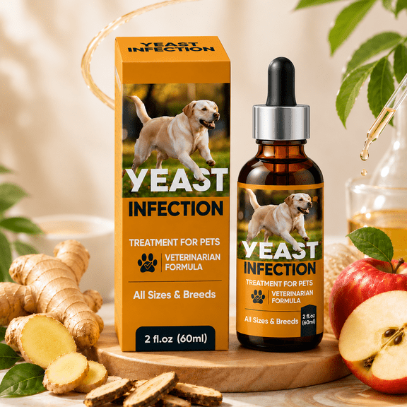 Yeast Infection Treatment for Dogs, Dog Yeast Infection Treatment, 60 mL