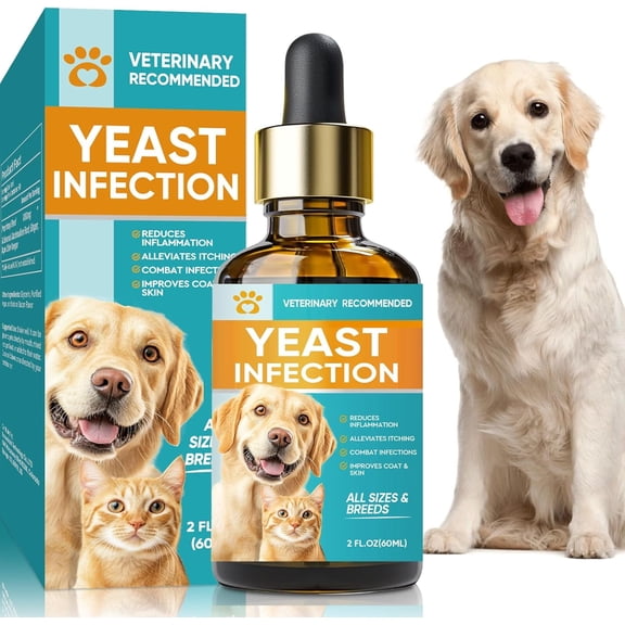Yeast Infection Treatment for Dogs and Cats, 2 FL.OZ