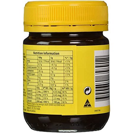 Yeast extract (220 gram) (Vegemite (220 gram) (4-Pack))