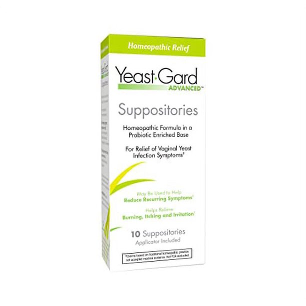 YeastGard Advanced Homeopathic Yeast Infection Vaginal Suppositories