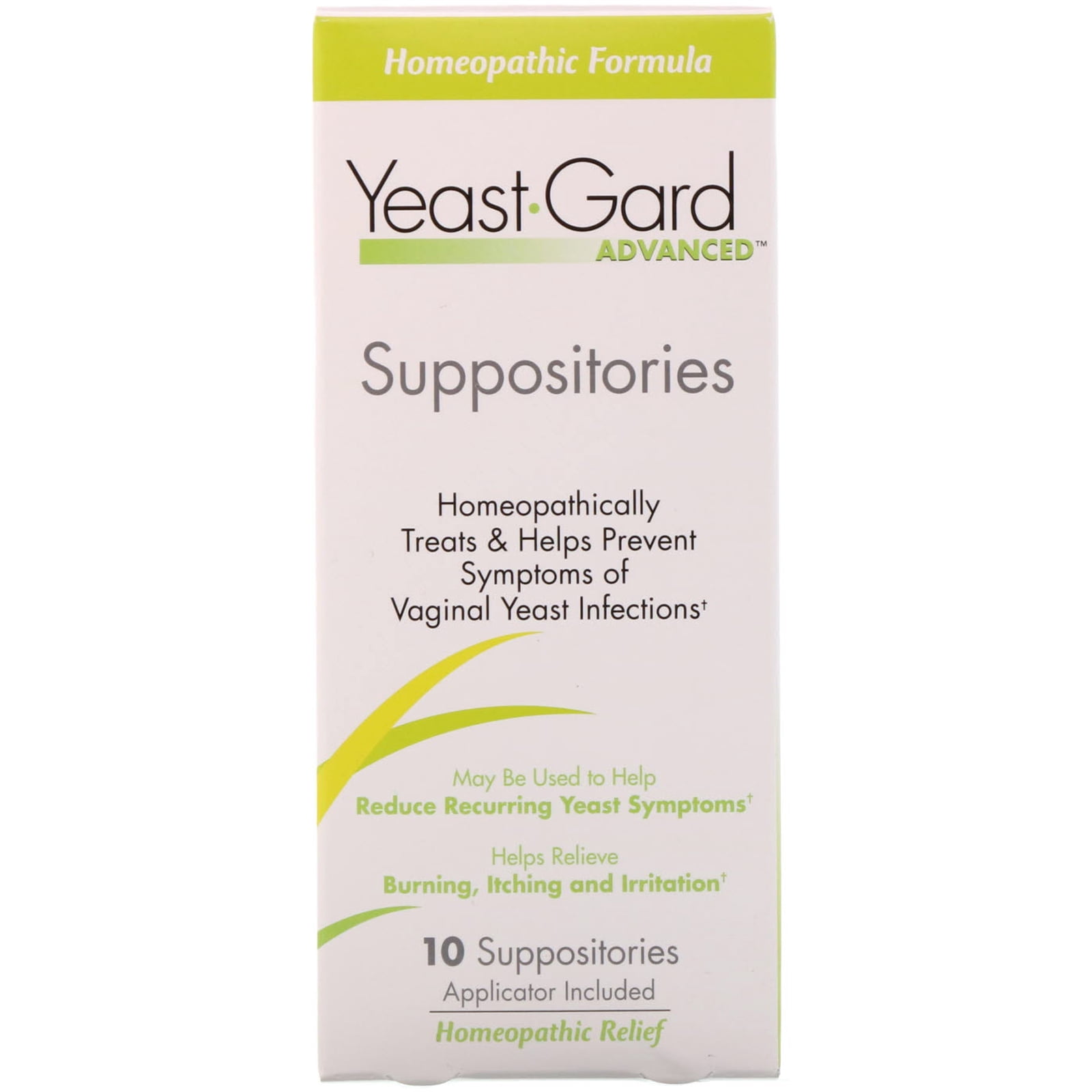 YeastGard Advanced Yeast Gard Suppositories, 10 Suppositories