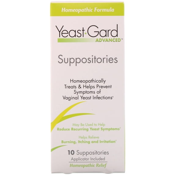 YeastGard Advanced Yeast Gard Suppositories, 10 Suppositories