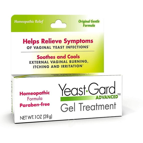 Yeastgard Advanced Homeopathic Yeast Treatment Vaginal Gel, 1oz, 4-Pack