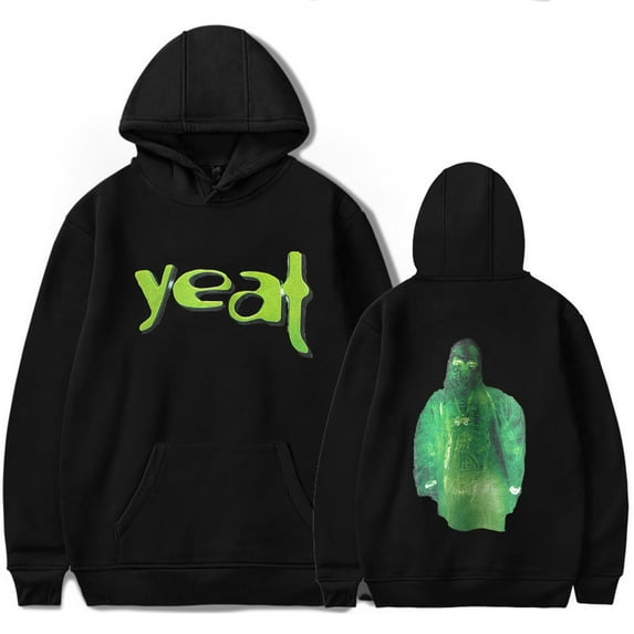 Yeat 2alive Green tour Hoodie merch 2023 pop graphics print Unisex Trendy Casual Streetwear Sweatshirt