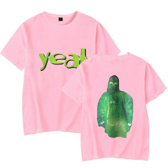 Yeat 2alive Green tour T-shirt 2023 Merch pop graphics print Crewneck Unisex Trend Casual Short Sleeve TShirt Top