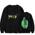 thumbnail image 1 of Yeat 2alive Green tour crew neck sweatshirt merch 2023 pop graphics print Unisex Trendy Casual Streetwear, 1 of 2