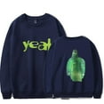 thumbnail image 1 of Yeat 2alive Green tour crew neck sweatshirt merch 2023 pop graphics print Unisex Trendy Casual Streetwear, 1 of 3