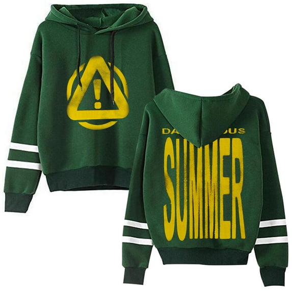 Yeat Dangerous Summer Hoodies Pocketless Parallel Bars Sleeve Streetwear