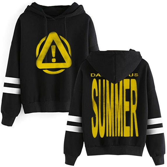Yeat Dangerous Summer Hoodies Pocketless Parallel Bars Sleeve Streetwear