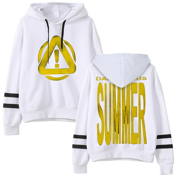 Yeat Dangerous Summer Hoodies Pocketless Parallel Bars Sleeve Streetwear