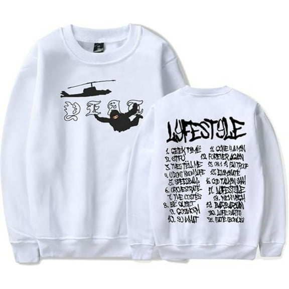 Yeat Lyfestyle 2093 Album Sweatshirt Women Men Casual Crewneck Long Sleeve Pullover Clothes