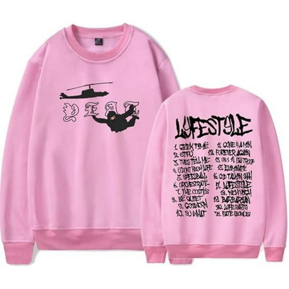 Yeat Lyfestyle 2093 Album Sweatshirt Women Men Casual Crewneck Long Sleeve Pullover Clothes