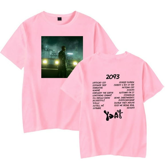 Yeat RapperTwizzy Rich album concert Merch Crewneck Unisex Trend Casual Short Sleeve Top