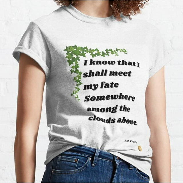 Yeats,An Irish Airman Foresees His Death designed and sold by popotea.