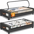 thumbnail image 1 of Yecaye 2 Pack Rolling Under Bed Storage Containers Bin with Wheels, Gray, 1 of 9
