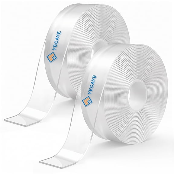 Yecaye 29.5ft Double Sided Tape Heavy Duty, Two Sided Mounting Tape, 2 Roll