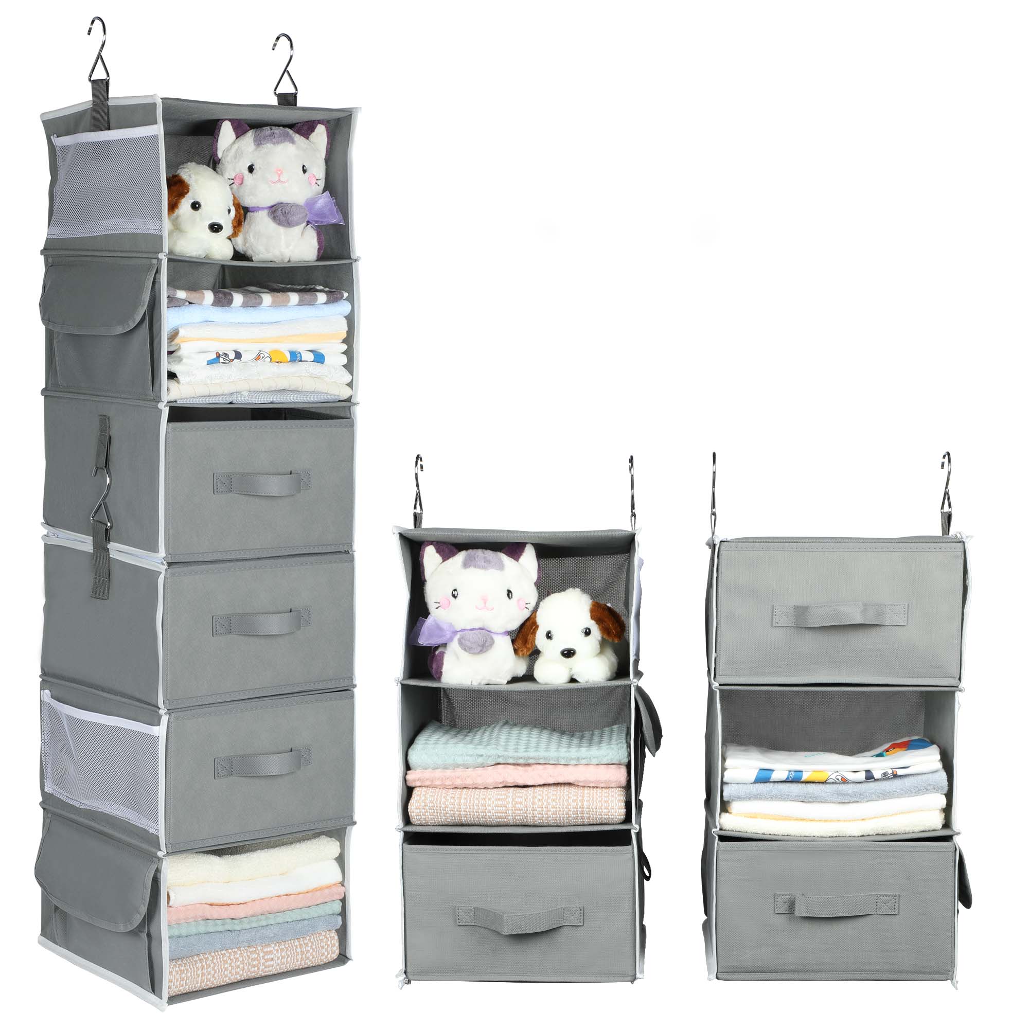 Better Homes & Gardens Charleston Collection 6 Shelf Closet Organizer