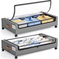 thumbnail image 1 of LazySpin Under Bed Storage Container Bins with Wheels, 2 Pack, 1 of 7