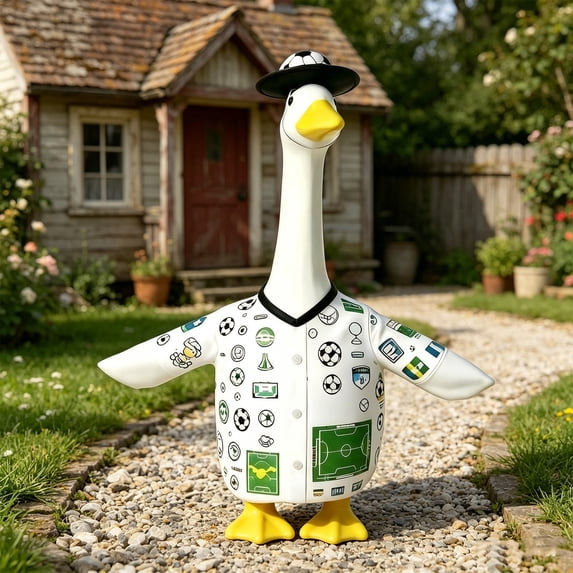 Yeciiwht 4th of July Decorations Porch Goose Outfits Festive Gooses Clothes Dress for 23 Inches Statue, Multi-style Goose Outfits Patio Garden Home Decor