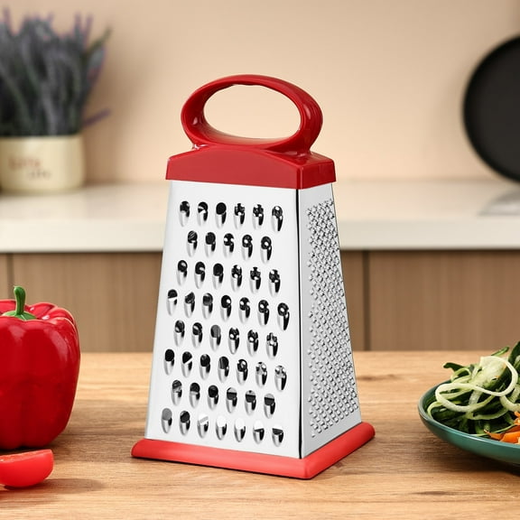 Yeciiwht 9in Grater Small Cheese Grater Stainless Steel Loaf Grater with Handle Efficient Kitchen Tool for Grating Garlic Nutmeg Chocolate Dishwasher Safe Multifunc