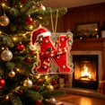 thumbnail image 1 of Yeciiwht Christmas 26 Letters Ornaments – Santa Hat Alphabet Xmas Tree Hanging Decorations, Holiday Party & Home Gift, 1 of 7