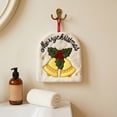 thumbnail image 1 of Yeciiwht Christmas Kitchen Towels Coral Fleece Hanging Hand Towels – Absorbent Festive Towels for Bathroom, Kitchen & Holiday Home Use, 1 of 7