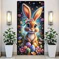 thumbnail image 1 of Yeciiwht Easter Door Cover Festival Party Indoor Outdoor Door Curtains Hanging Cloth Flags, 71x36 Inches Easter Decorations Door Cover for Home Decor, 1 of 6