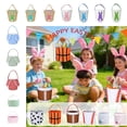 thumbnail image 1 of Yeciiwht Easter Rabbits Bag Portable Easter Basket Party Gift Decoration Bags, Exquisite Easket Storage Bucket Gift Bag for Snacks Candy Easter Egg, Holiday Decor, 1 of 7